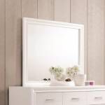 Miranda Mirror with Wood Frame