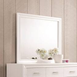 Miranda Mirror with Wood Frame