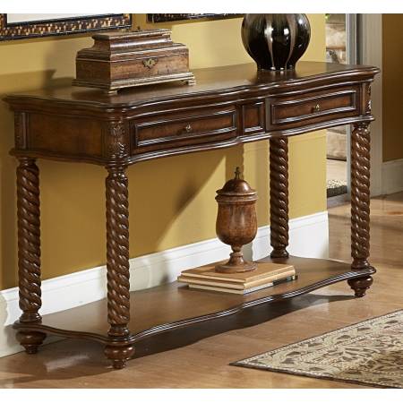 Trammel Sofa Table with Drawer 5554-05