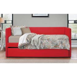 Therese Daybed with Trundle - Red 4969RD-A+B
