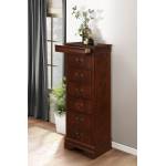 Mayville Lingerie Chest - Hidden Drawer - Burnished Brown Cherry 2147-12