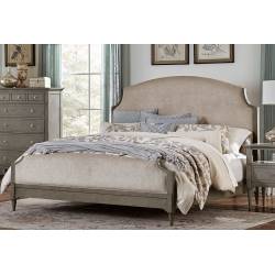 Albright Upholstered Bed - Barnwood Grey 1717K-1CK