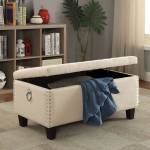 FROWYK STORAGE BENCH Beige