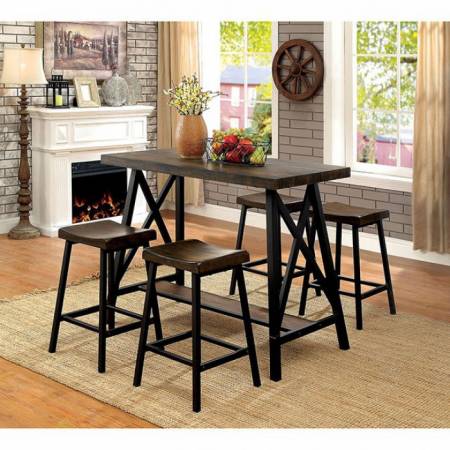 LAINEY 5PC SETS COUNTER HT. TABLE + 4 COUNTER HT. CHAIR