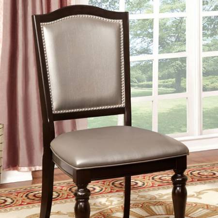 HARRINGTON SIDE CHAIR Dark Walnut