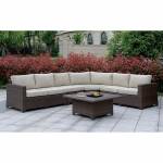 BUSHNELL SECTIONAL W/CORNER TABLE CM-OS1840BR-SET2