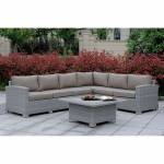 BUSHNELL SECTIONAL W/CORNER TABLE CM-OS1840GY-SET2