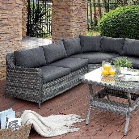 SELINA PATIO SECTIONAL W/ TABLE CM-OS2588