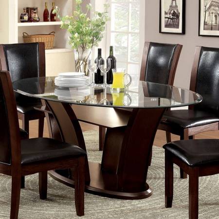 MANHATTAN I OVAL DINING TABLE CM3710OT