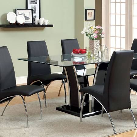 GLENVIEW 72" DINING TABLE CM8372BK-T