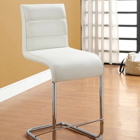 GLENVIEW II COUNTER HT. CHAIR White