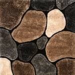 FREDERICTION 5' X 7' GRAY & BEIGE AREA RUG RG4119