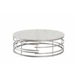 3608SV Brassica Large Round Cocktail Table with Faux Marble Top