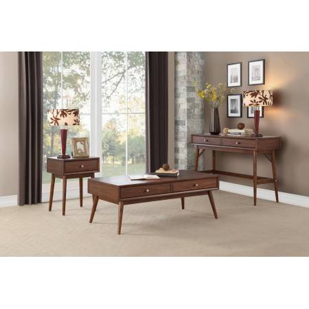 3590 Frolic 3PC SETS Cocktail/End/Sofa Table with Two Functional Drawers