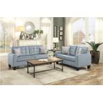 9957GY Lantana 2PC SET: SOFA, LOVE