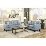 9957GY Lantana 2PC SET: SOFA, LOVE