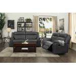 9906GRY Keridge 2PC SET: SOFA, LOVE