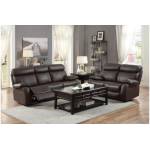 8326BRW Pendu Double Reclining Love Seat