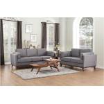 8289GY Bedos 2PC SET: SOFA, LOVE