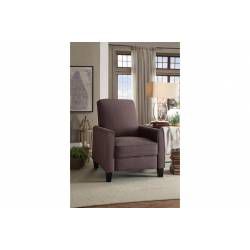 8267CH Darcel Push Back Reclining Chair, Chocolate