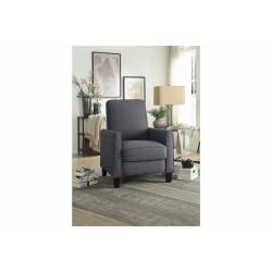 8267GY Darcel Push Back Reclining Chair, Gray