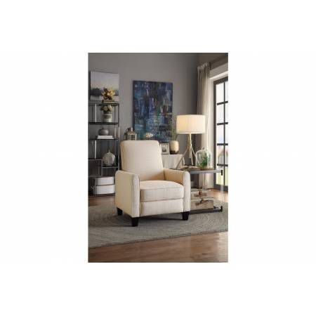8267BE Darcel Push Back Reclining Chair, Beige