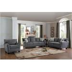 8225NGY Alain 3PC SET: SOFA, LOVE, CHAIR