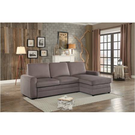 8211 Welty Reversible Sectional with Pull-out Bed and Hidden Storage