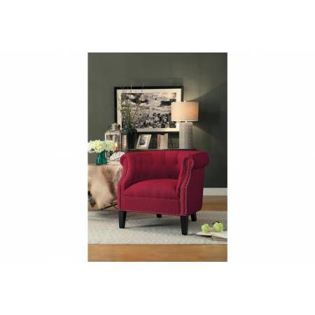1220F2S Karlock Accent Chair, Red