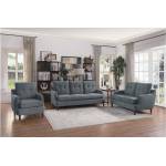 1219GY Cagle 3PC SET: SOFA, LOVE, CHAIR