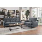 1219GY Cagle 2PC SET: SOFA, LOVE