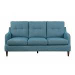 1219BU Cagle SOFA, BLUE 100% POLYESTER