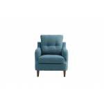 1219BU Cagle Accent Chair, Blue