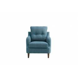 1219BU Cagle Accent Chair, Blue