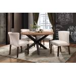 5597 Nelina 5PC SETS Round Dining Table + 4 Side Chairs
