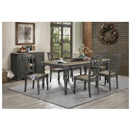5585 Hyacinth 5PC SETS Dining Table + 4 Side Chairs