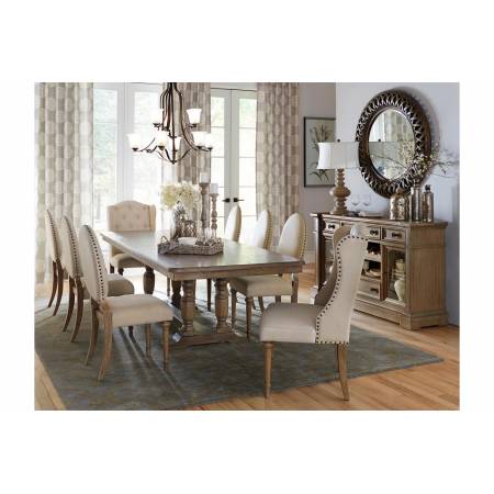 5545 Avignon 9PC SETS Dining Table + 6 Side Chairs + 2 Arm Chairs