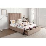 5876BR Neunan Queen Platform Bed with Storage Footboard