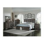 5438 Toulon California King Platform Bed with Footboard Storage