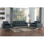 9979DGY Soho 3PC SET: SOFA, LOVE, CHAIR