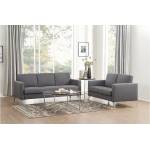 9979DGY Soho 2PC SET: SOFA, LOVE