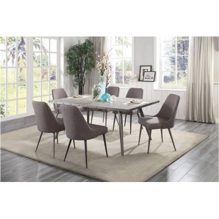 Palladium 7PC SETS Dining Table + 6 Side Chairs
