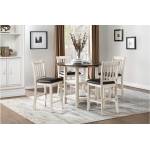 Kiwi 5PC SETS Counter Height Drop Leaf Table + 4 Counter Height Chairs