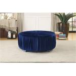 Jaunt Round Ottoman, Navy