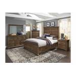Narcine Eastern King Platform Bed with Rails Storage