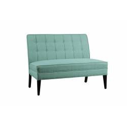 Maypop Settee Love Seat, Teal Fabric