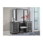 1916GY Allura Vanity Dresser with Mirror