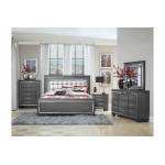 1916GY Allura California King bed, LED Lighting