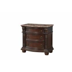 Cavalier Night Stand, Marble Top