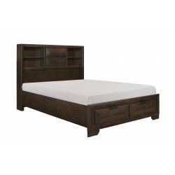 Chesky California King Platform Bed with Footboard Storage